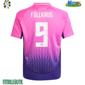 Tyskland Niclas Fullkrug #9 Bortatröja EM 2024 Kortärmad